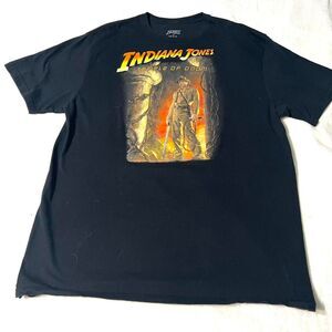 Indiana Jones Temple of Doom 1984 graphic T Size L
